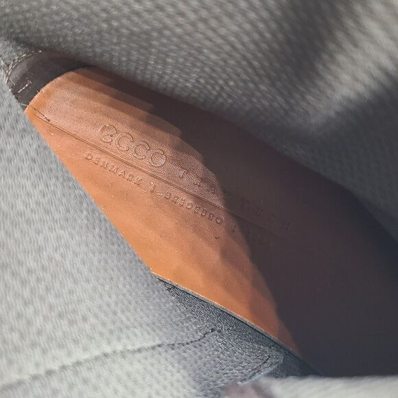 ECCO Modtray HYDROMAX TrayTech Brown Leather Ankle Boot Women Size 9-9.5 40 NEW - Picture 9 of 13